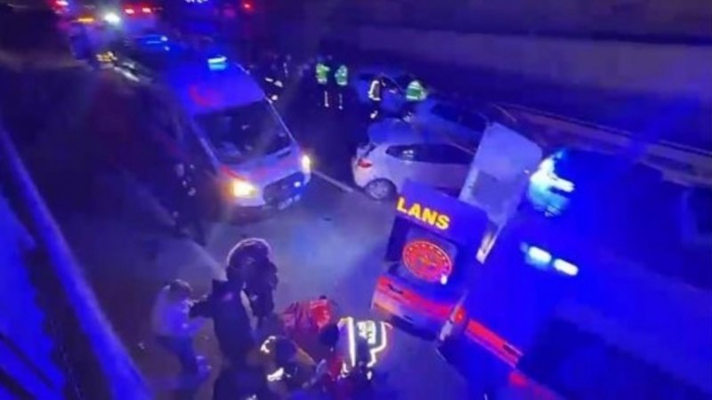 Istanbul traffic accident: Seven hurt in Çekmeköy tunnel