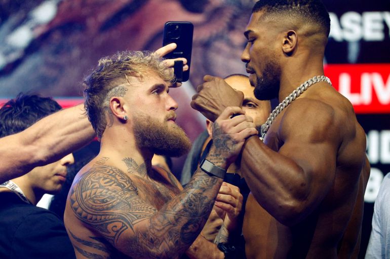 Blockbuster fight: Anthony Joshua, Jake Paul ready after weigh-in