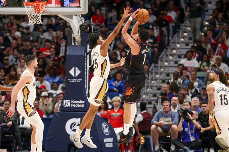 Booker’s late surge lifts Suns past Pelicans 115-108