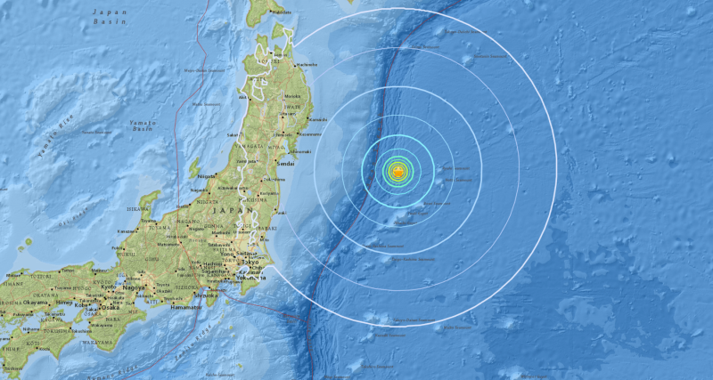 Magnitude 6 earthquake strikes off coast of Japan