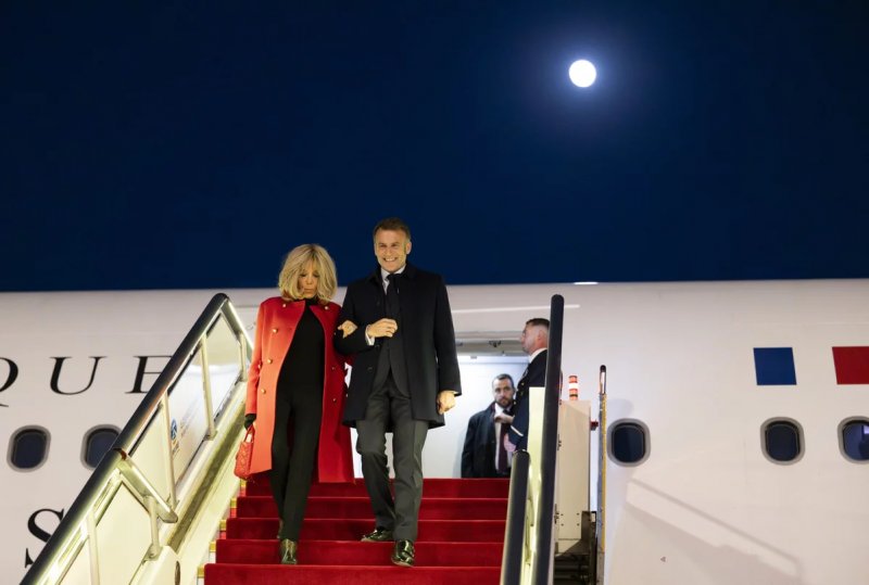 Macron arrives in Beijing for state visit