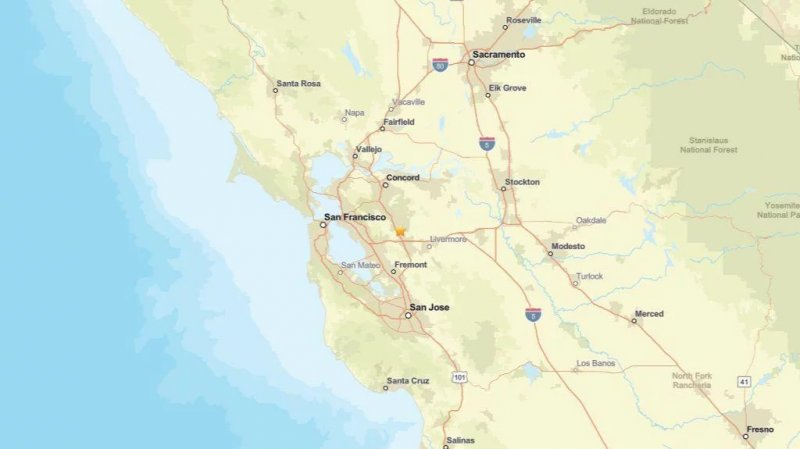 2.9-magnitude earthquake hits San Ramon, California