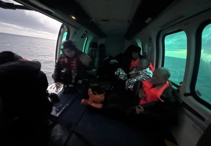 Five crew rescued after falling overboard off S. Korean island