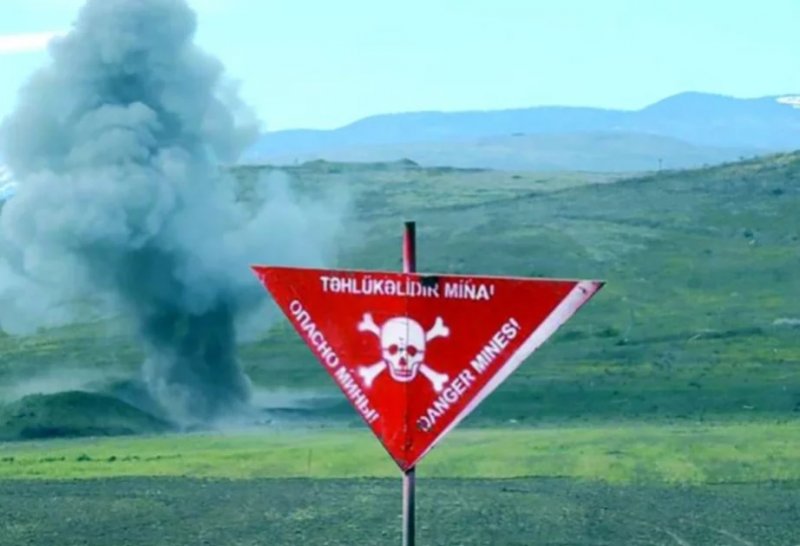 Civilian injured as tractor hits landmine in Azerbaijan's Aghdam