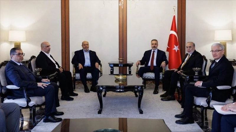 Turkish FM hosts Hamas delegation to discuss Gaza peace plan
