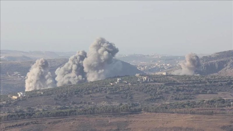 Israel strikes Hezbollah sites in Lebanon -  VIDEO 