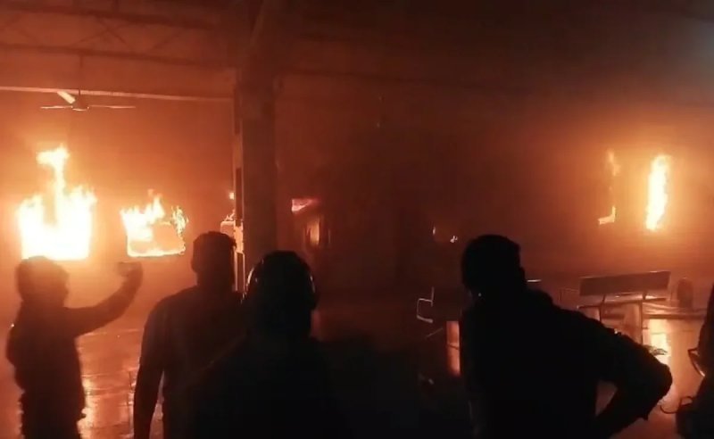 Passenger dies as two train coaches catch fire in India