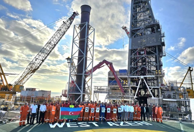 West Azeri platform hits 20 years of oil output