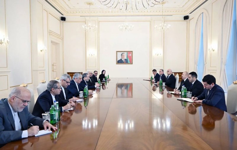 President Aliyev meets Iran’s foreign minister to strengthen bilateral ties