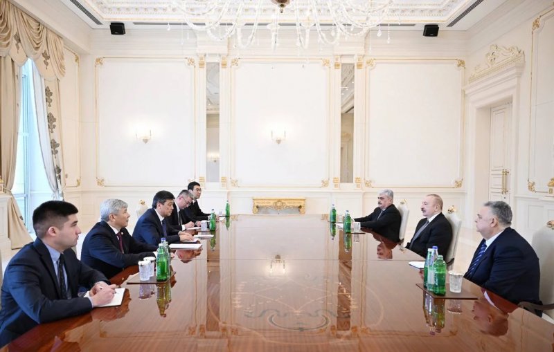 President Aliyev, Kyrgyz official discuss deepening cooperation