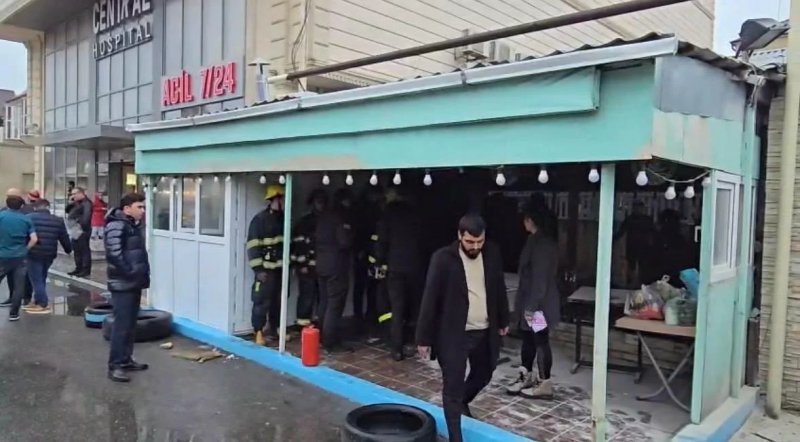Gas blast injures three at Baku cafe -  VIDEO 