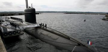 French soldiers fire on drones near nuclear submarine base