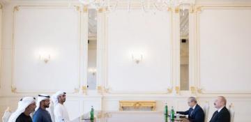 President Aliyev meets with heads of UAE companies