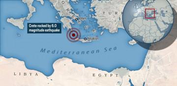 Earthquake of magnitude 6.36 strikes Greece