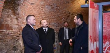 Azerbaijani and Slovak presidents visit Devin Castle in Bratislava