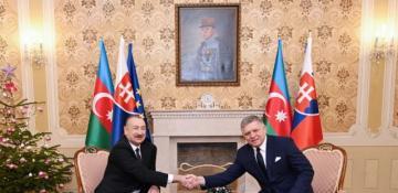 Azerbaijan's President meets Slovakia's PM one-on-one