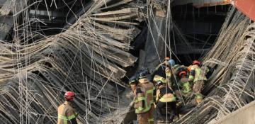 1 dead, 3 trapped in Gwangju Library collapse