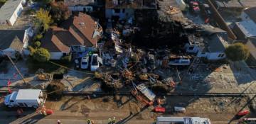 Six injured after gas explosion in San Francisco Bay Area -  VIDEO 