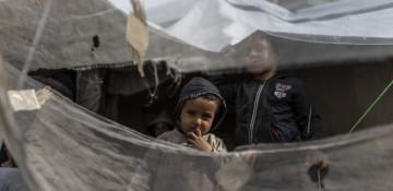 Palestinians seek mobile homes as tents wear out 