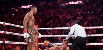 Anthony Joshua knocks out Jake Paul in sixth round -  VIDEO 