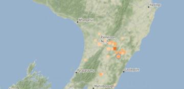 Two earthquakes hit off New Zealand’s lower North Island