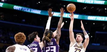 Doncic, LeBron power Lakers to 125-101 win over Kings