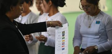 Myanmar's pro-military party claims big lead in elections 