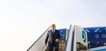 Azerbaijan's premier arrives in Turkmenistan