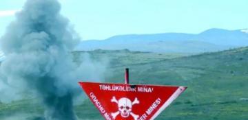 Civilian injured as tractor hits landmine in Azerbaijan's Aghdam