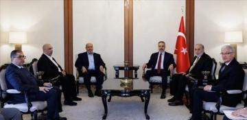 Turkish FM hosts Hamas delegation to discuss Gaza peace plan