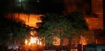Newspaper offices torched during protests in Bangladesh