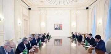 President Aliyev meets Iran’s foreign minister to strengthen bilateral ties