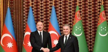 President Aliyev congratulates Turkmenistan on 30th anniversary of neutrality