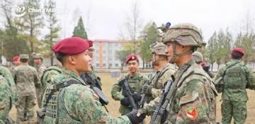 China, Singapore launch joint army training