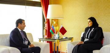 Azerbaijan, Qatar discuss strengthening ties 