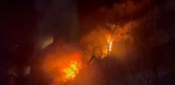 Russian drone strike hits Zaporizhzhia apartment block 