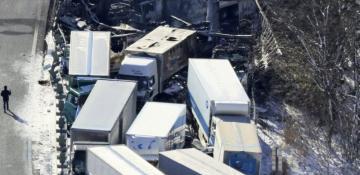 50-vehicle pileup near Tokyo kills 2, injures 26 