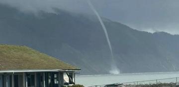 Rare tornado warning amid powerful storm hits California 