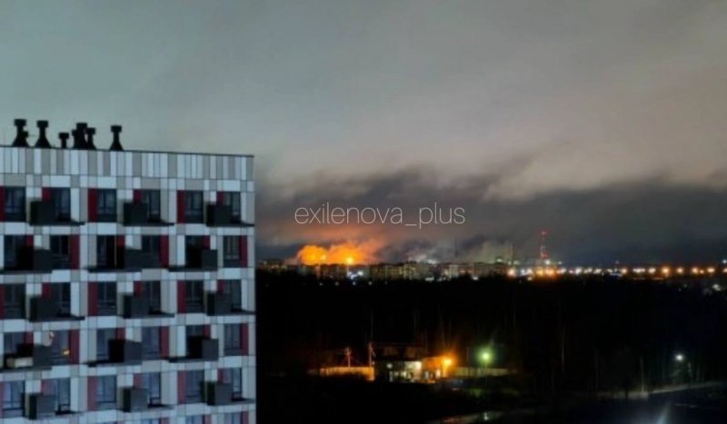 Drone attack triggers fire at Russian chemical plant -  VIDEO  