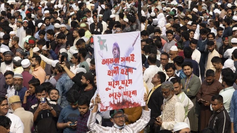 Hundreds of thousands attend Bangladesh’s Hadi’s funeral