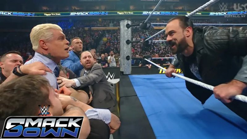 Drew McIntyre shocks Cody Rhodes on WWE SmackDown -  VIDEO 