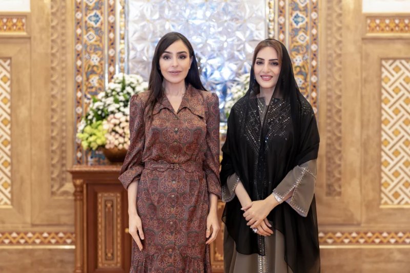 Leyla Aliyeva meets Oman's First Lady in Muscat 
