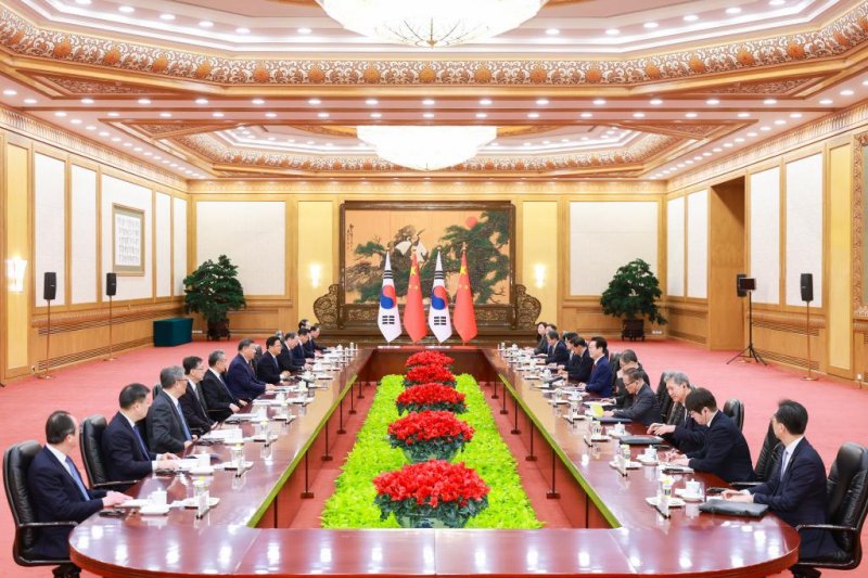 Xi holds talks with ROK President Lee Jae Myung 