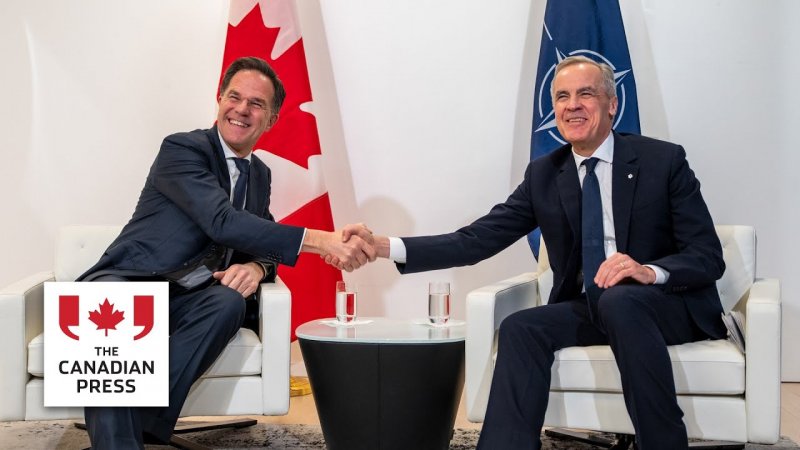 Canadian PM Carney meets NATO's Mark Rutte