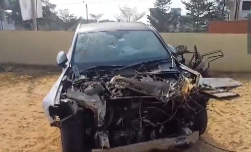 One dead, multiple injured as speeding Audi hits pedestrians in India's Jaipur -  VIDEO 