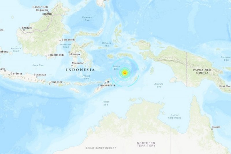 7.1-magnitude earthquake strikes off Indonesia's Talaud Islands 