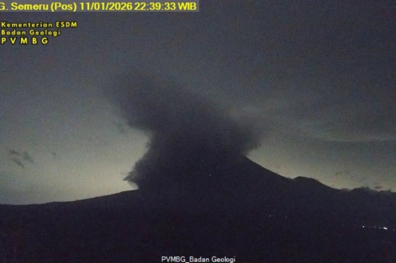Indonesia's Mount Semeru erupts again, pyroclastic flows reach 5 km