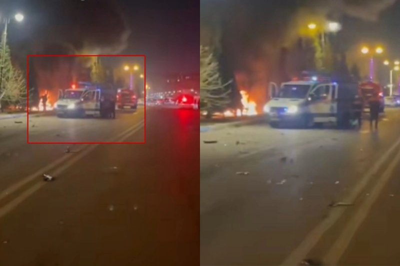 Serious car crash in Azerbaijan’s Sumgayit 