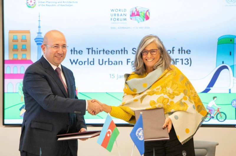 Azerbaijan, UN-Habitat sign logistics deal for WUF13