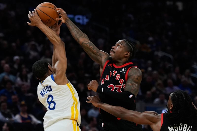 Quickley scores 40 as Raptors rout Warriors 145-127